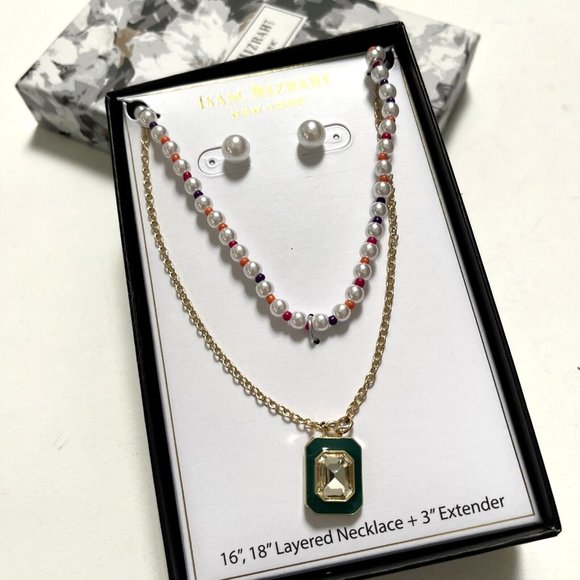 Isaac Mizrahi Jewelry New In Box Isaac Mizrahi 2pc Set Layered